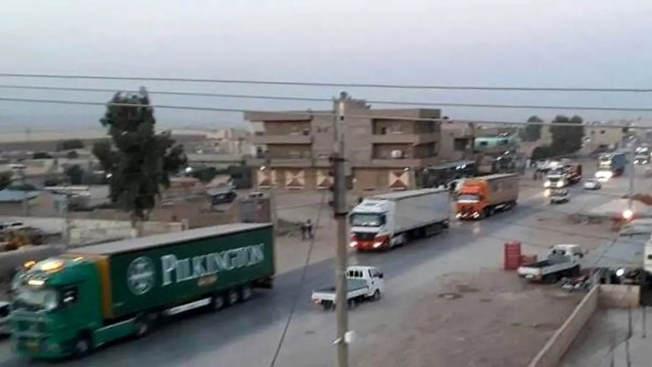 150 کامیون حامل خودروهای زرهی آمریکا وارد سوریه شدند