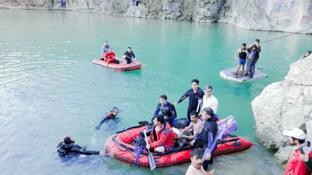 غرق شدن 7 کوهنورد ‌در آبشار تنگ تامرادی بویراحمد