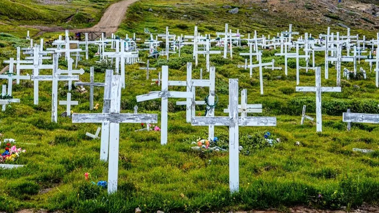 عکس روز اینستاگرام، قبرستان گرینلندی