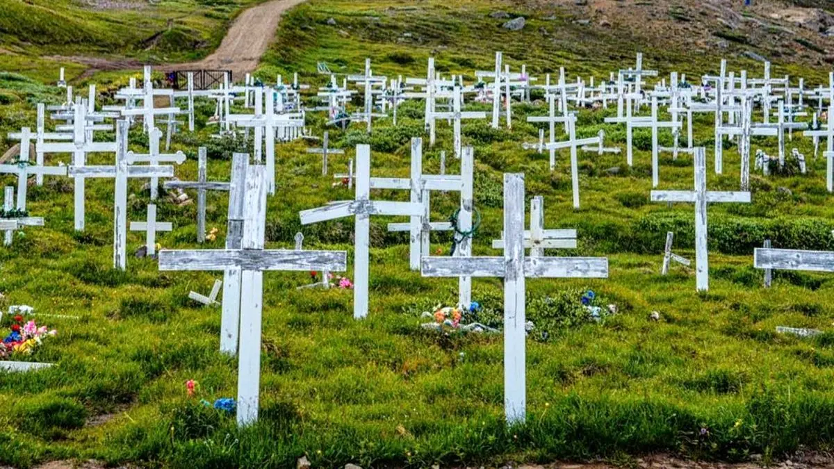 عکس روز اینستاگرام، قبرستان گرینلندی