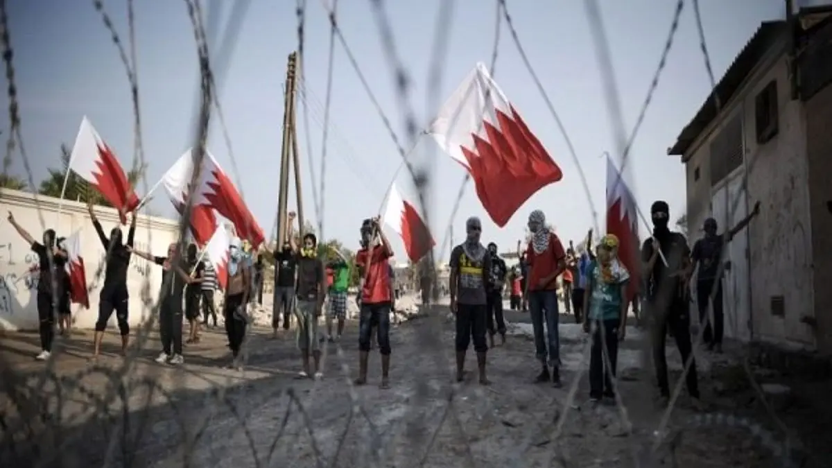 تظاهرات مردم بحرین همزمان با نزدیک شدن به هشتمین سالگرد انقلاب