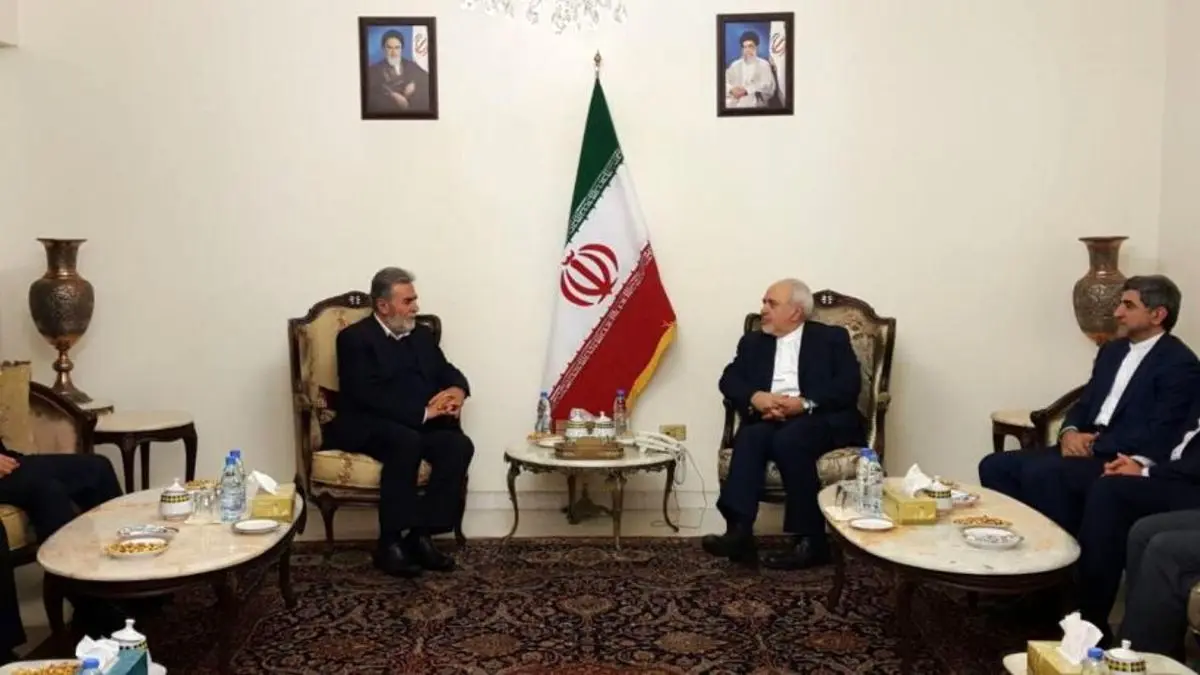 دیدار دبیرکل جهاد اسلامی فلسطین با وزیر خارجه ایران