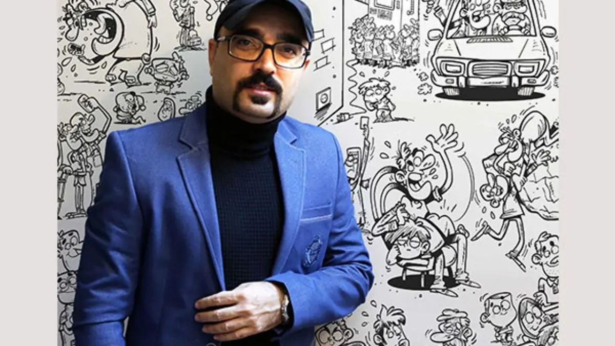 کاریکاتوریست ایرانی نفر اول جشنواره جهانی کاریکاتور اندونزی شد