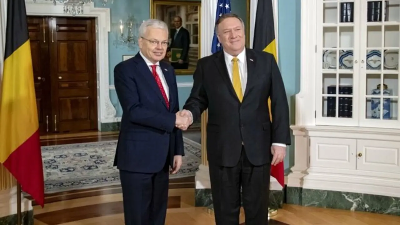 وزیران خارجه آمریکا و بلژیک دیدار کردند
