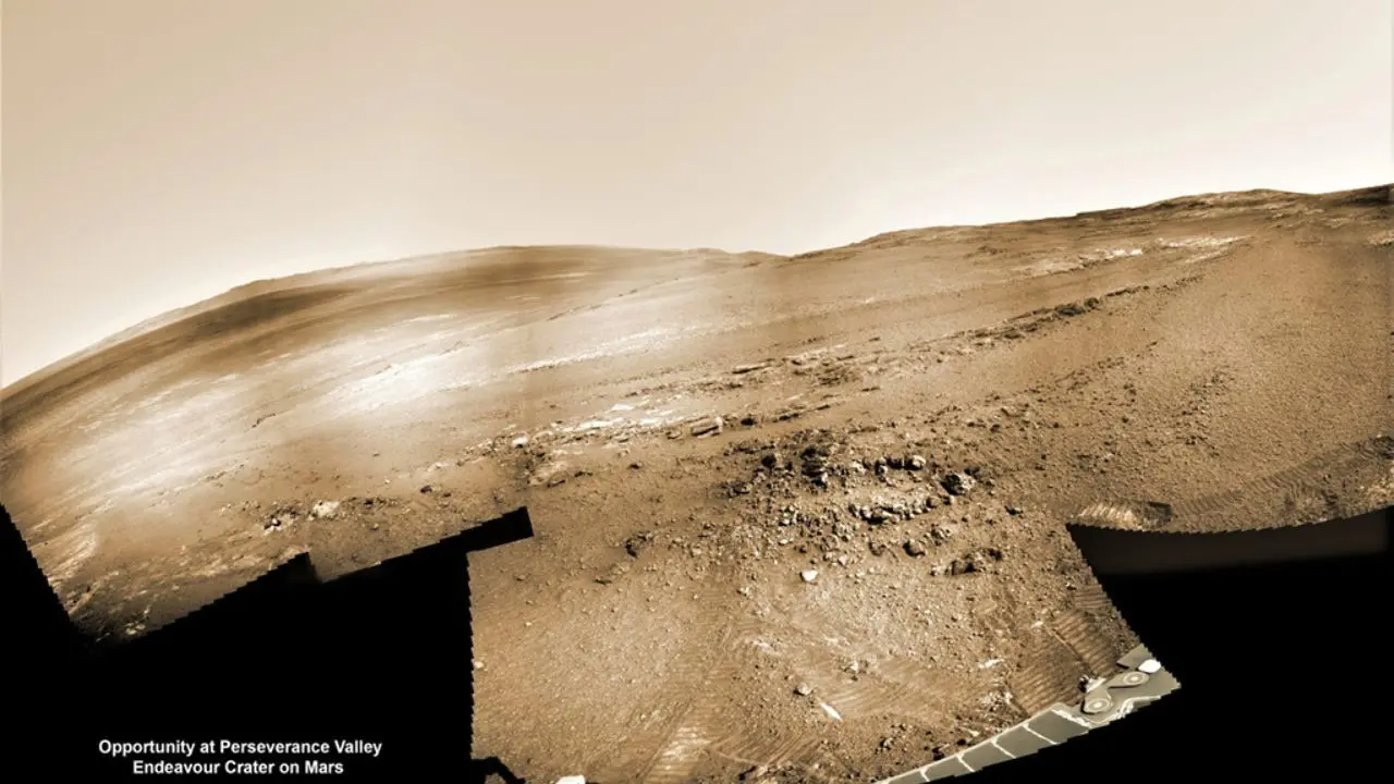 عکس روز ناسا، آخرین تصویر فرصت از مریخ
