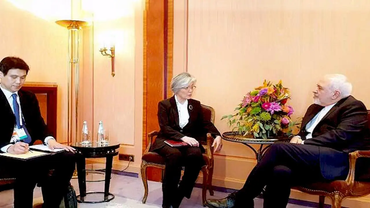 دیدار وزیر خارجه کره جنوبی با ظریف + عکس