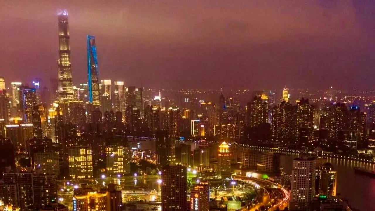 عکس روز اینستاگرام، شانگهای در شب