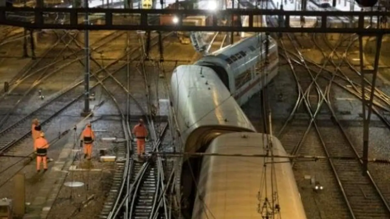 حادثه برای قطار سریع‌السیر آلمان در سوئیس