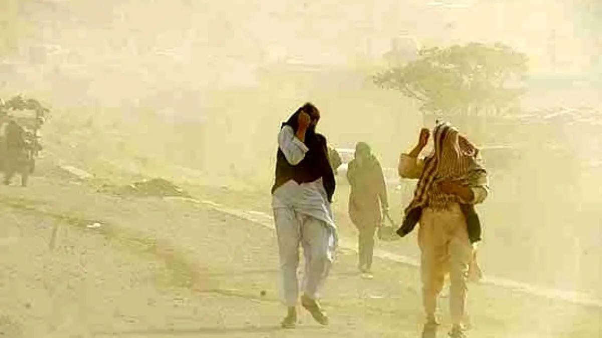 سرعت وزش باد در سیستان و بلوچستان به 80 کیلومتر در ساعت رسید