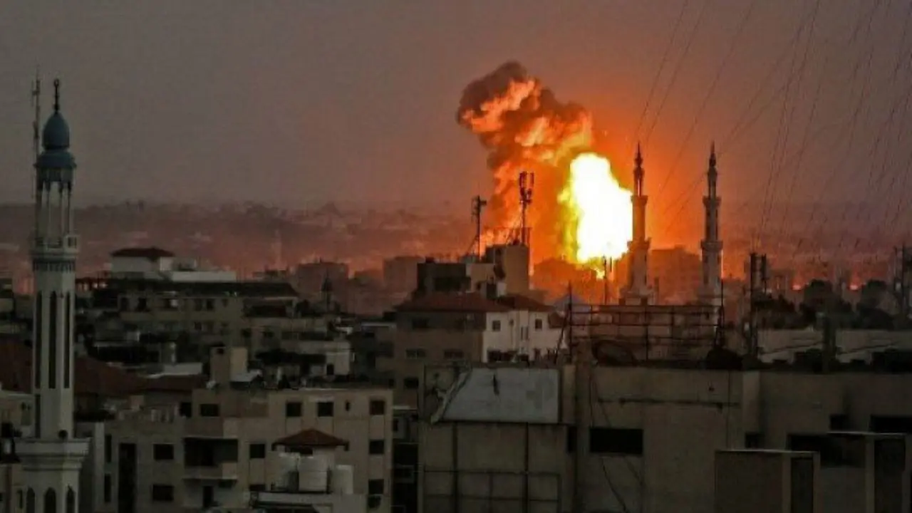 حمله هوایی رژیم صهیونیستی به شمال غزه