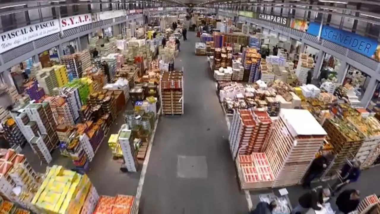بزرگترین بازار مواد غذایی جهان در پاریس + ویدئو