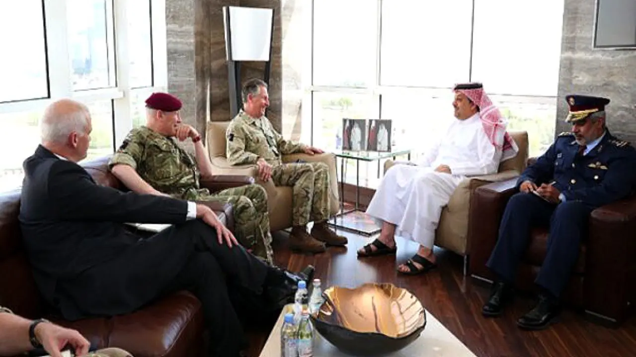 قطر و انگلیس همکاری نظامی را بررسی کردند