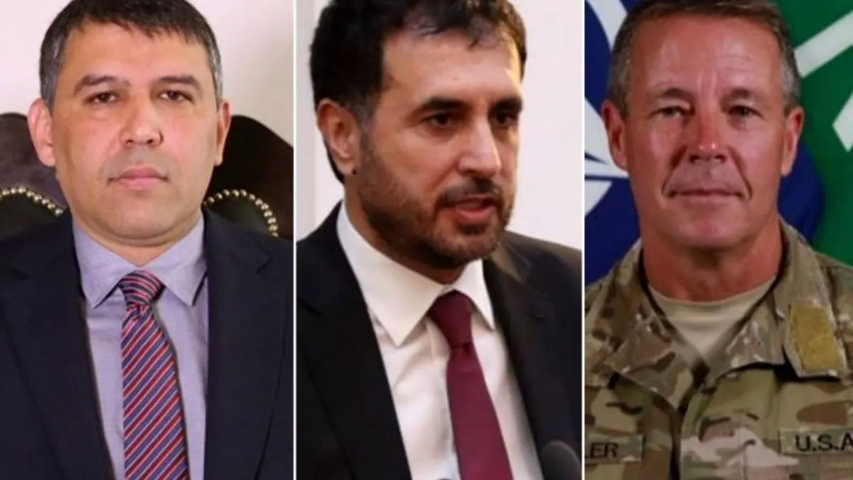 حضور مسئولان ارشد امنیتی افغانستان و آمریکا در پایگاه شوراب