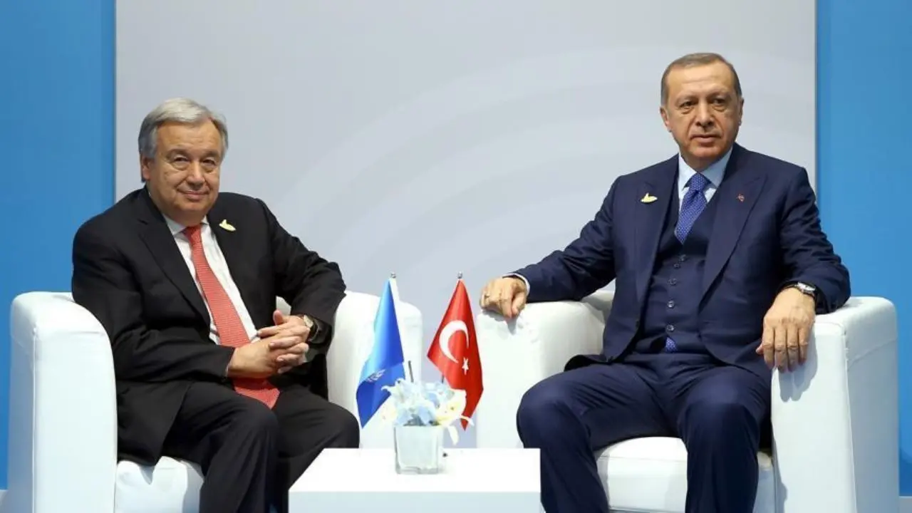 اردوغان و گوترش گفتگوی تلفنی کردند