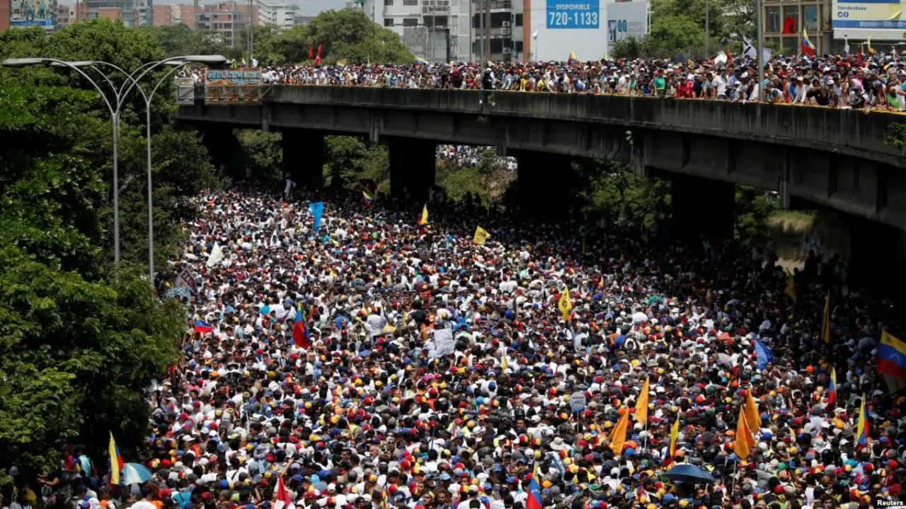 گوایدو خواستار راهپیمایی گسترده در پایتخت ونزوئلا شد