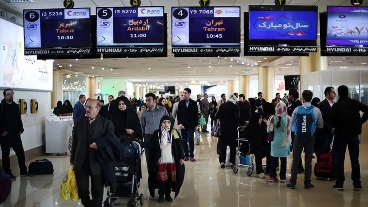 تردد 3.7میلیون مسافر از فرودگاه‌ها در بهمن
