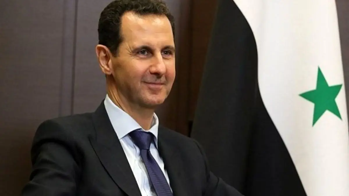 دیدار بشار اسد با رؤسای ستاد کل نیروهای مسلح ایران و عراق