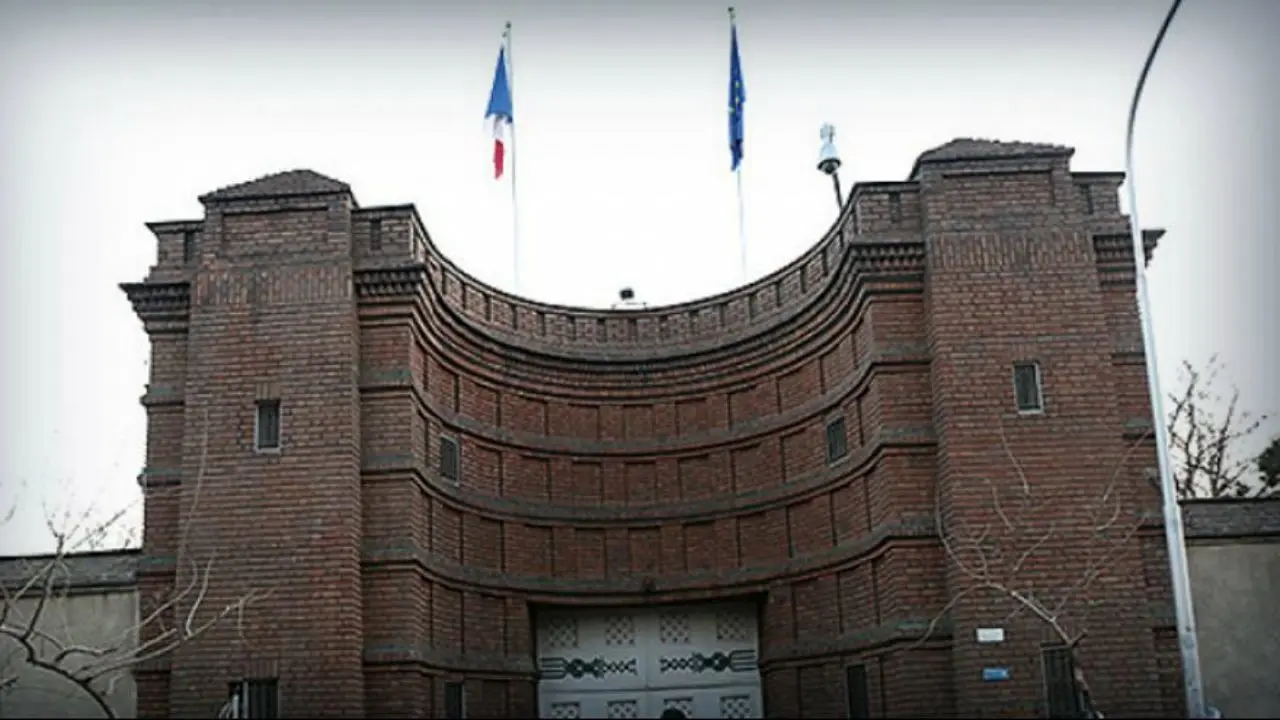ابراز همبستگی سفارت فرانسه با مردم ایران