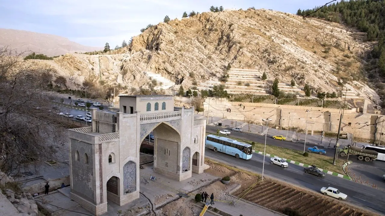 مسیر قدیمی سیلاب دروازه قرآن شیراز + عکس