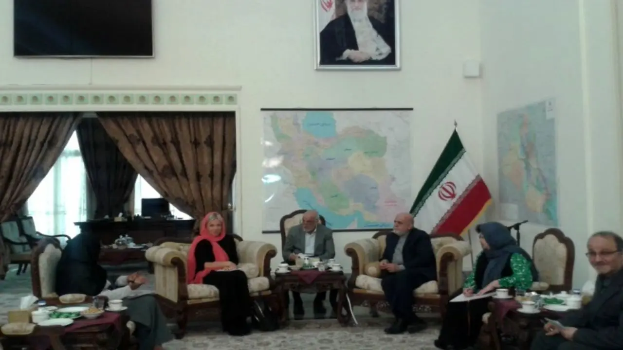 دیدار رئیس دفتر یونامی سازمان ملل با سفیر ایران