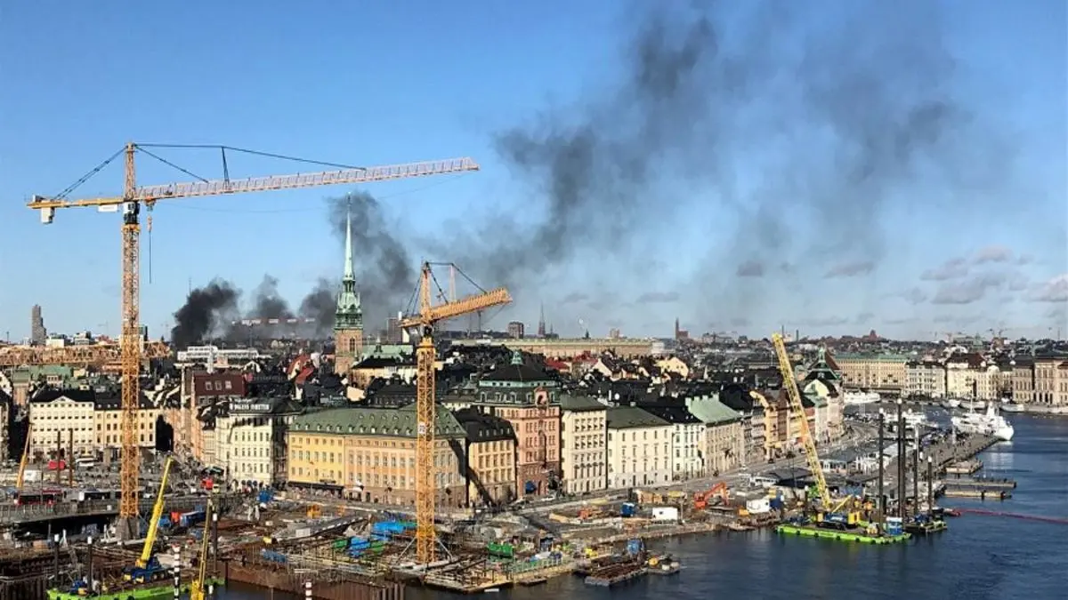 انفجار مهیب در سوئد
