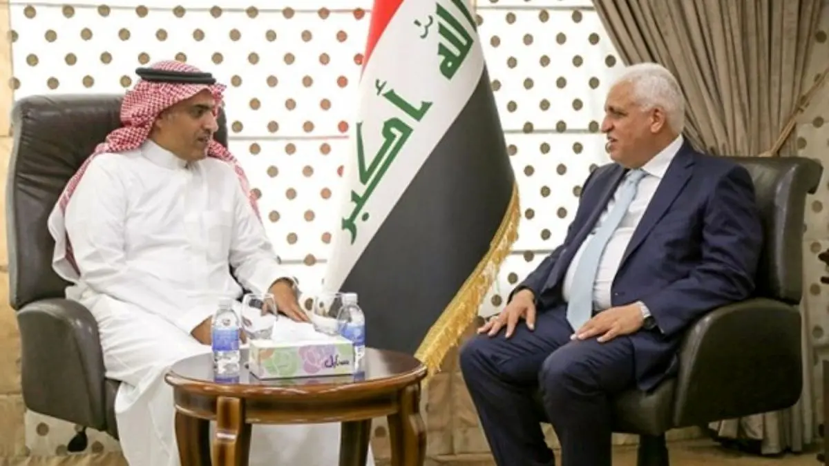 وزیر مشاور سعودی با وزیر خارجه عراق دیدار کرد