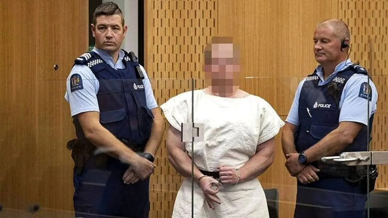 عامل حمله به دو مسجد نیوزیلند تفهیم اتهام شد