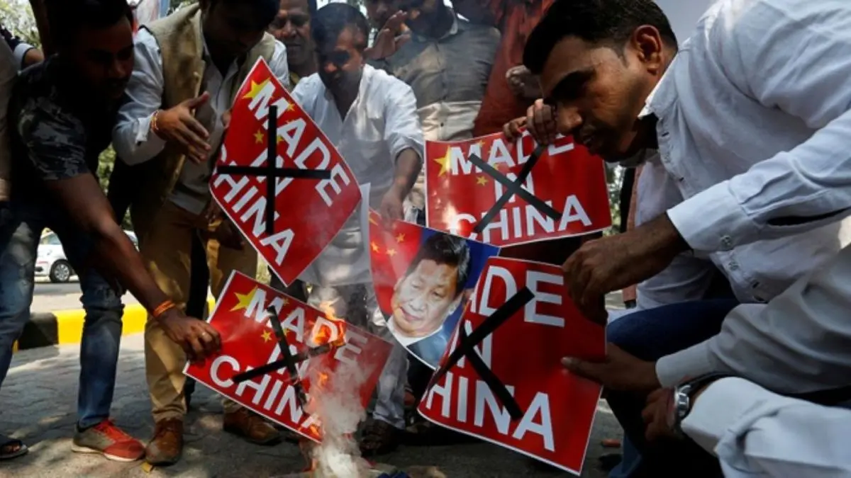 هندی‌ها خواستار تحریم کالاهای چینی شدند