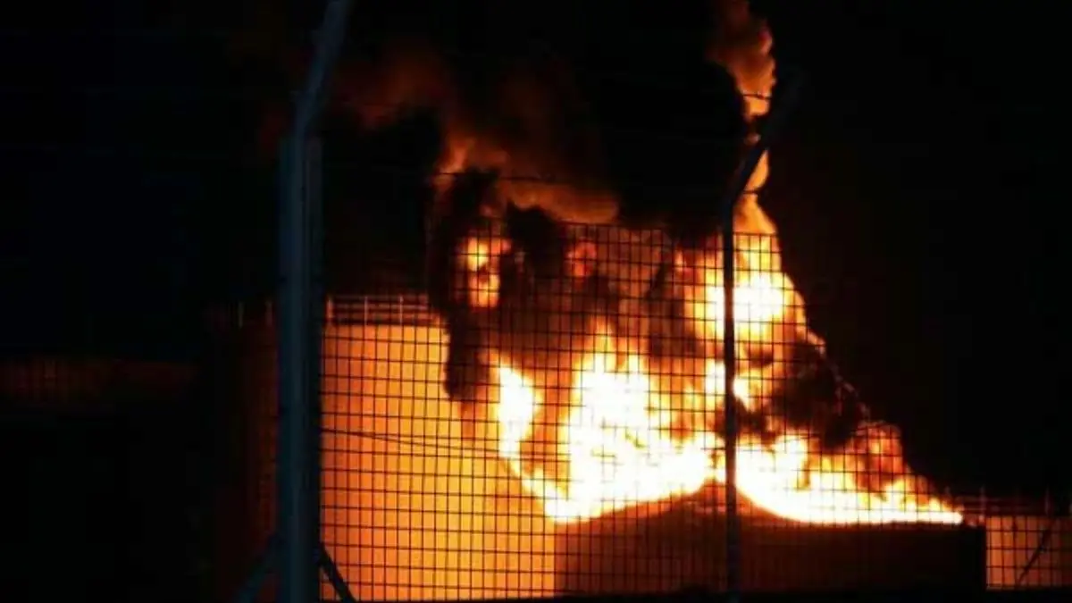 آتش‌سوزی در پالایشگاهی در کویت