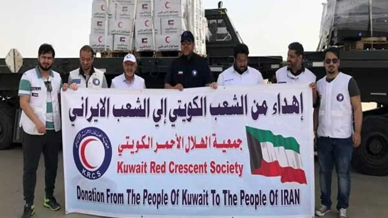 ارسال کمک‌های بشردوستانه کویت برای سیل‌زدگان ایران