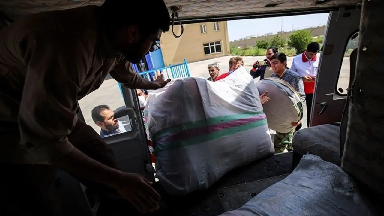 ارسال محموله کمک‌های بشردوستانه کویت برای سیل‌زدگان ایران + تصاویر