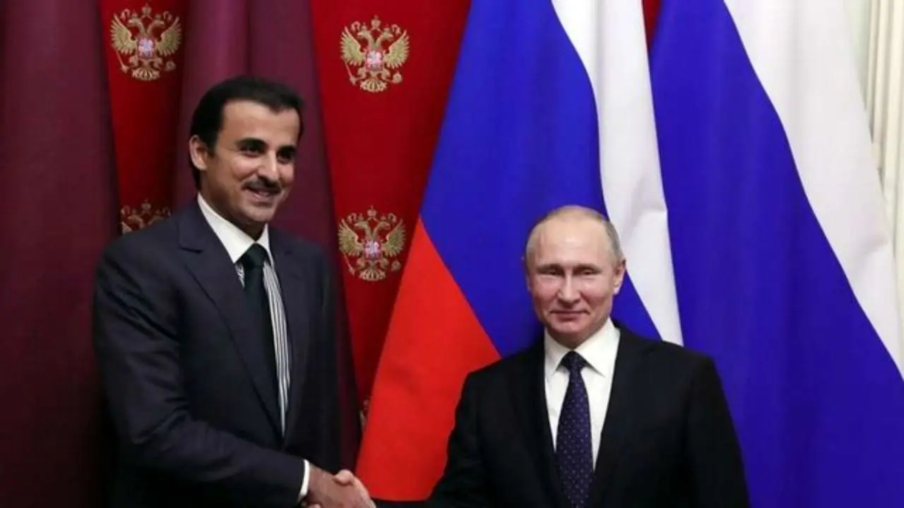 امیر قطر از اقدامات پوتین در خاورمیانه اعلام حمایت کرد