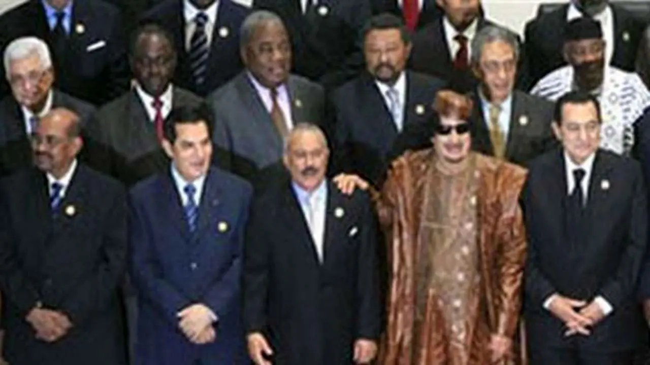 عکس بد یُمن رهبران عرب