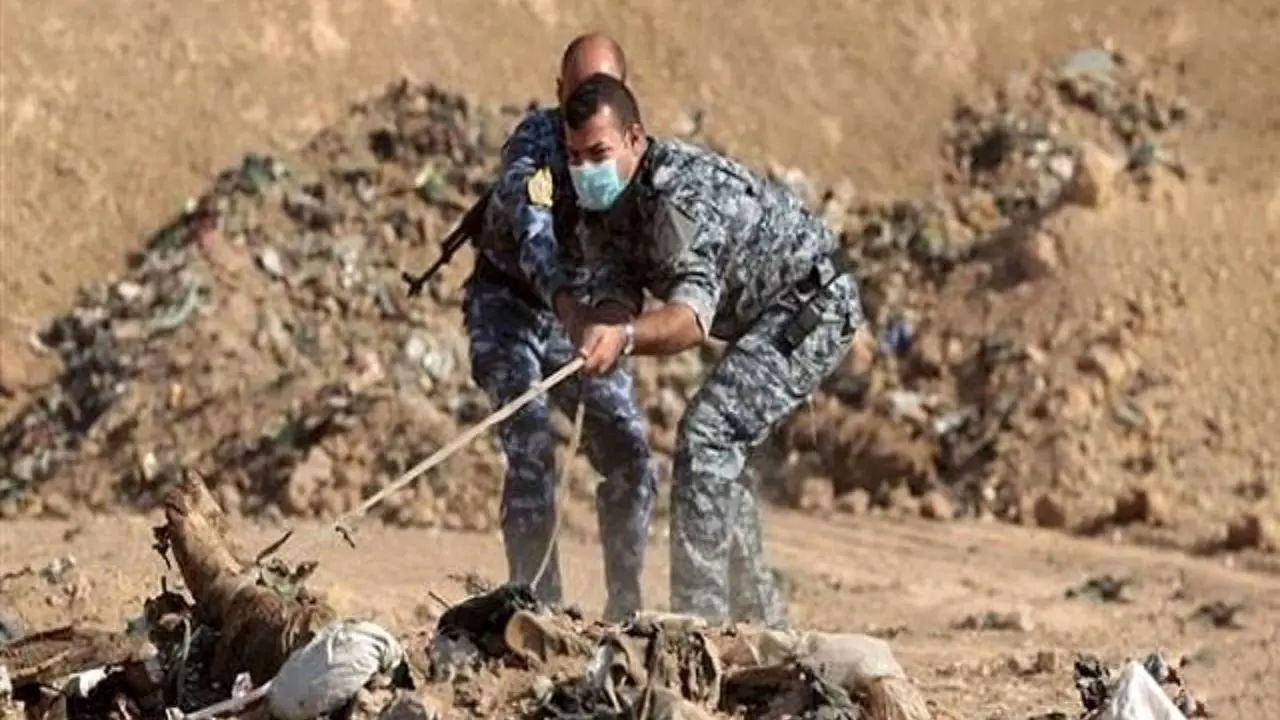 کشف گور دسته‌جمعی قربانیان داعش در نینوا