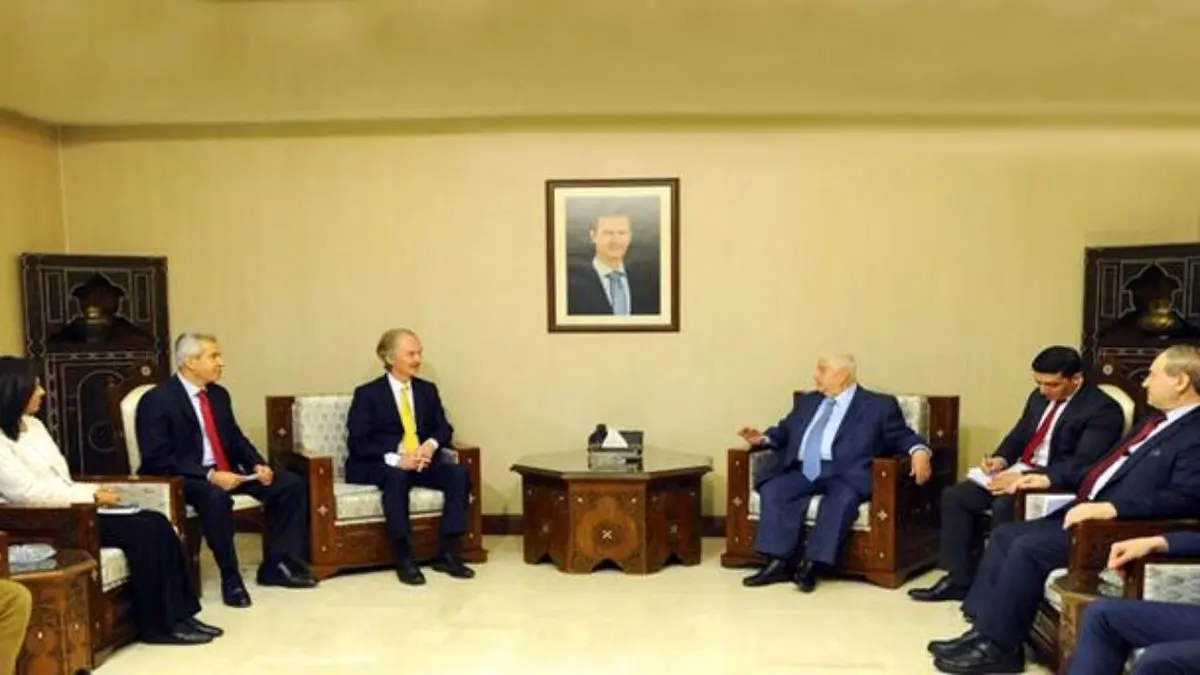 پدرسن با وزیر خارجه سوریه دیدار کرد