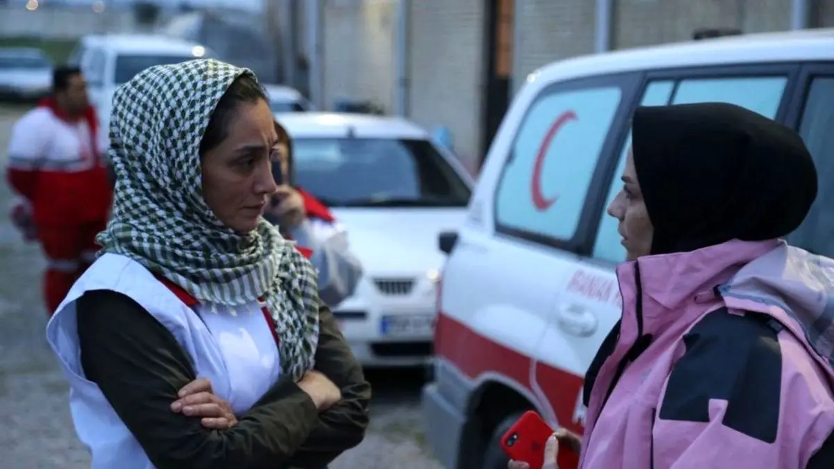 هدیه تهرانی در مناطق سیل‌زده گلستان + ویدئو