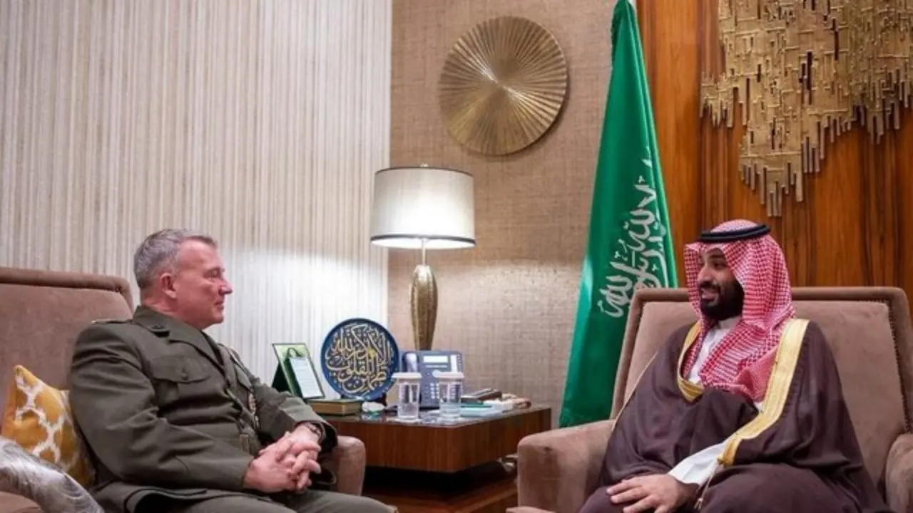 ولیعهد سعودی با رئیس فرماندهی مرکزی آمریکا دیدار کرد