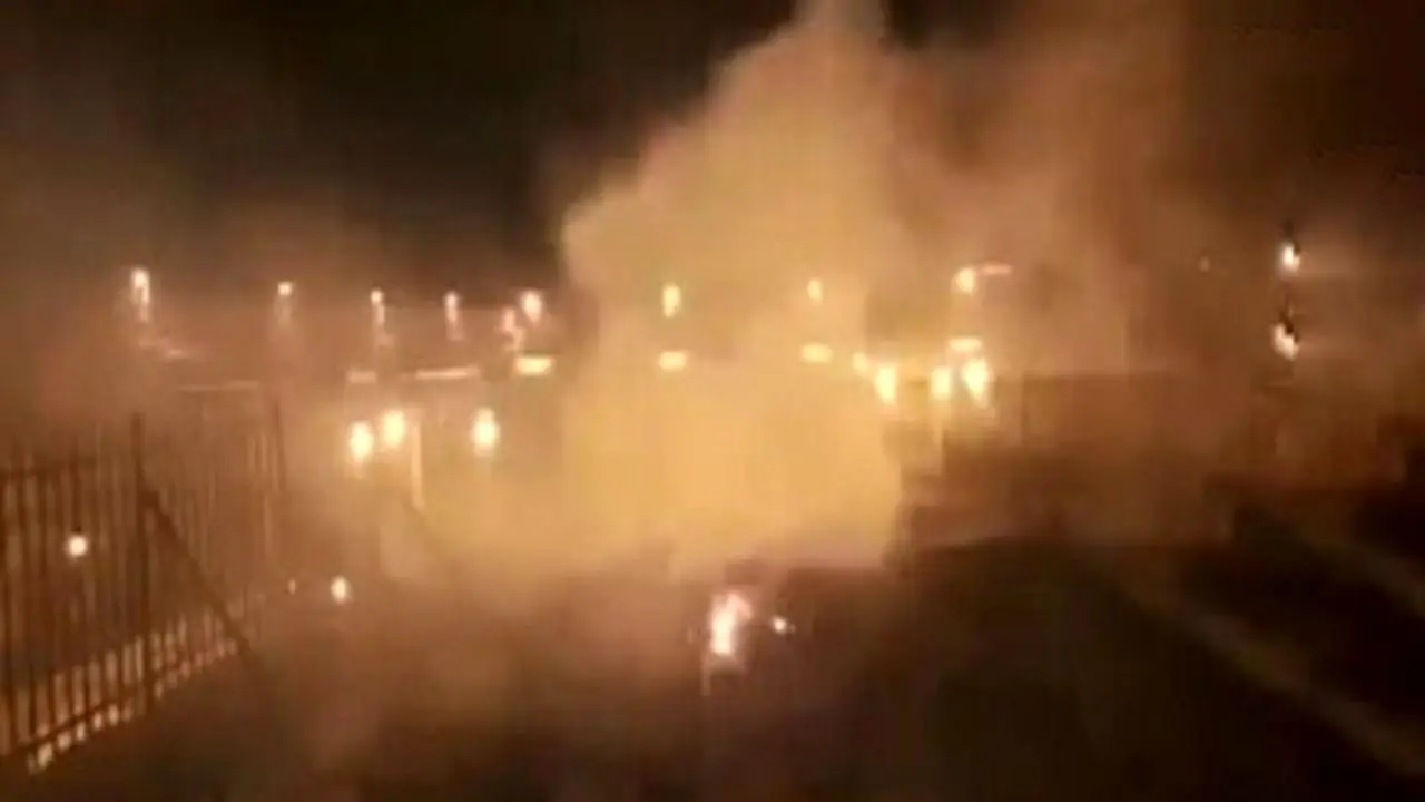 بخش شرقی مسجدالاقصی آتش گرفت + ویدئو