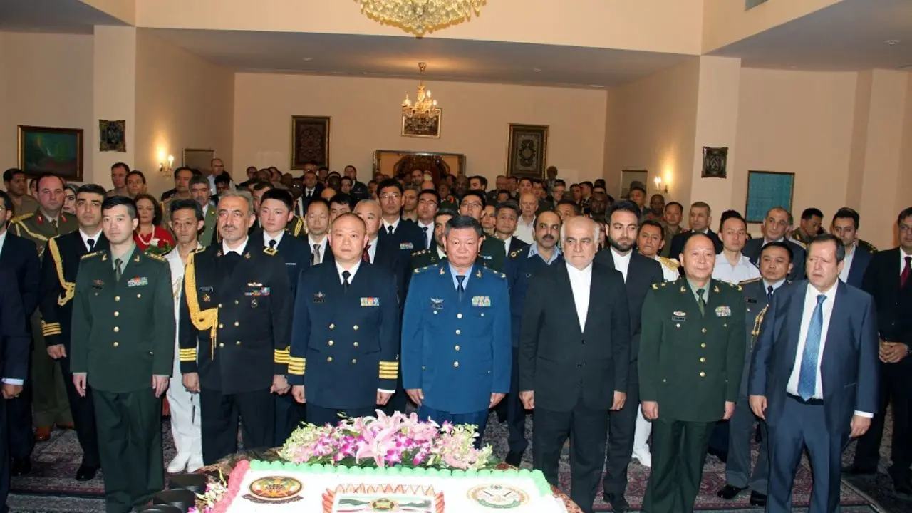 آیین بزرگداشت روز ارتش جمهوری اسلامی ایران در چین برگزار شد