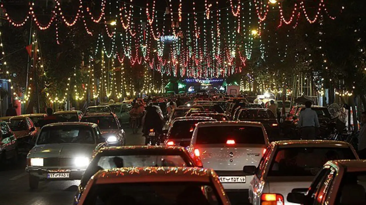 پیش بینی ترافیک سنگین معابر شهر تهران در شب نیمه شعبان