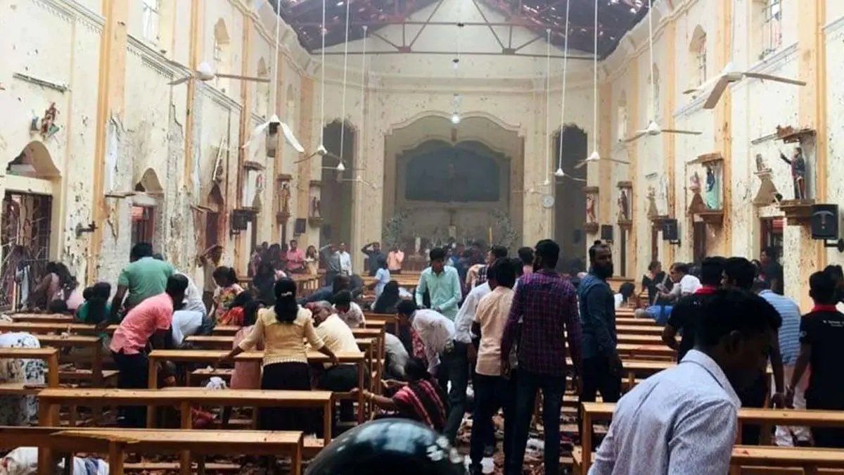 انفجار مرگبار در کلیسای سریلانکا + ویدئو