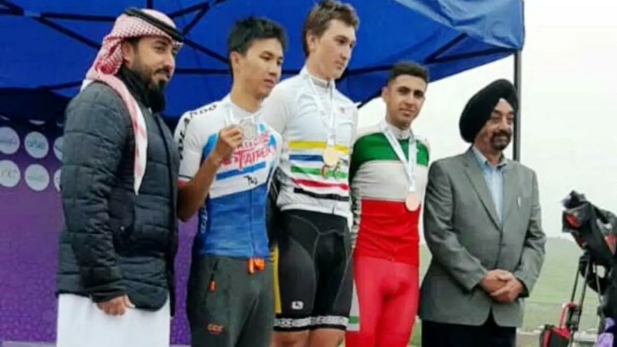 جمشیدیان در دوچرخه سواری جاده قهرمانی آسیا برنز گرفت