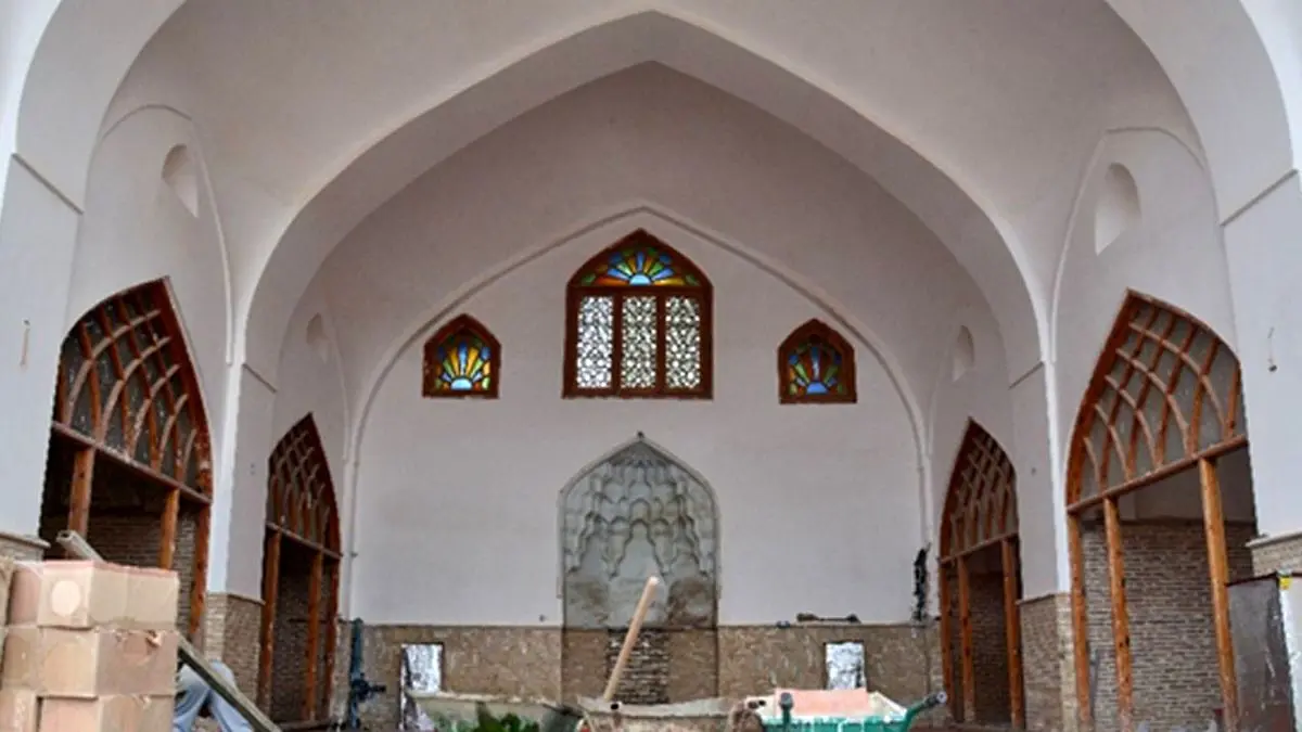 پایان 70 درصدی پروژه مرمتی مسجد جامع ساری