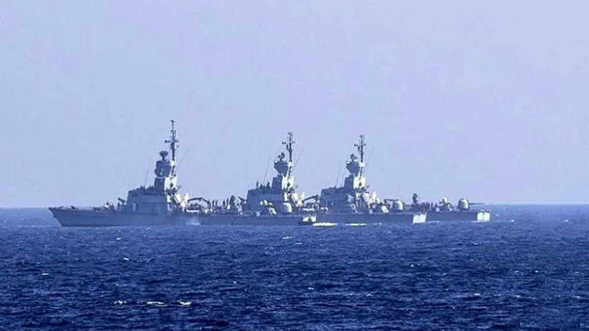 کشتی‌های جنگی هند، روسیه و استرلیا عازم آب‌های چین شدند