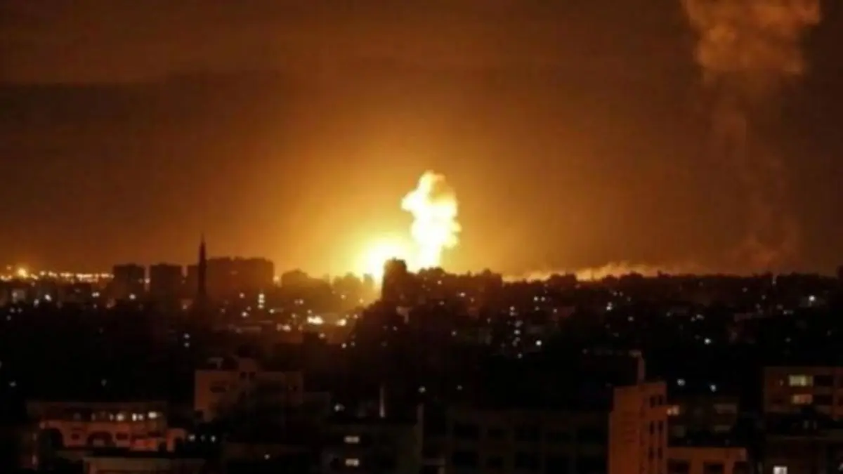 جنگنده‌های‌ رژیم صهیونیستی به پایگاه حماس در غزه حمله کردند