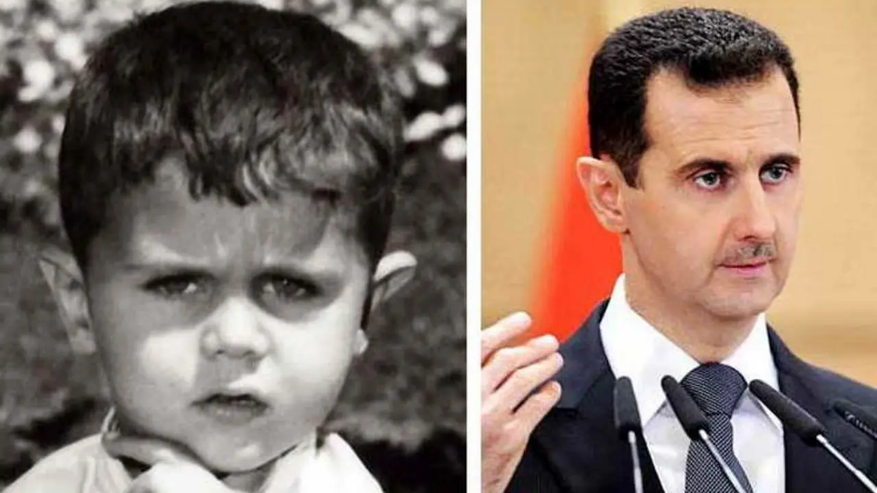 بشار اسد در کودکی + عکس