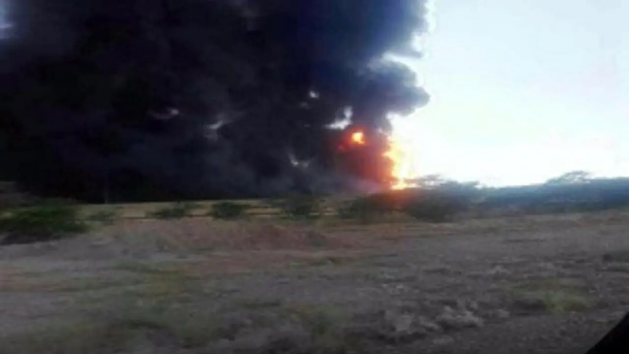 تخلیه روستای صالح‌آباد امیدیه به دلیل انفجار لوله نفت