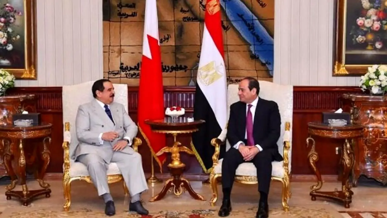 پادشاه بحرین با سیسی در قاهره دیدار کرد