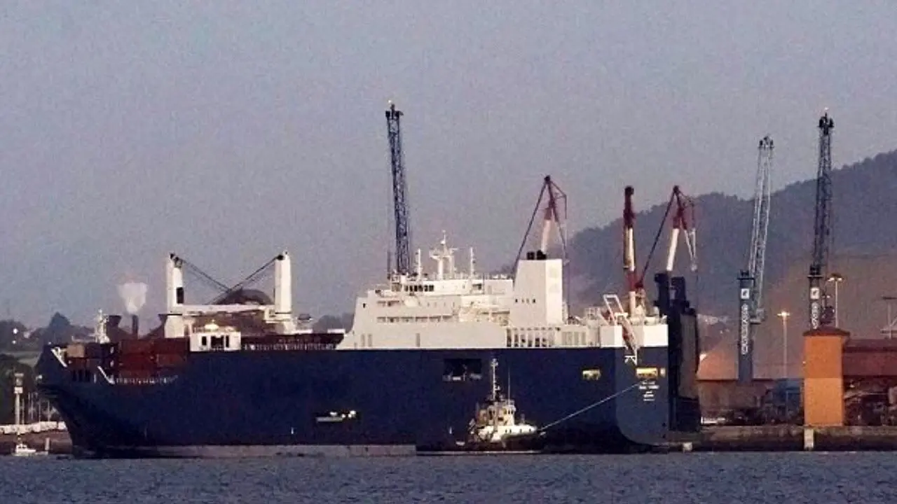 کشتی تسلیحات سعودی وارد بندر اسپانیا شد