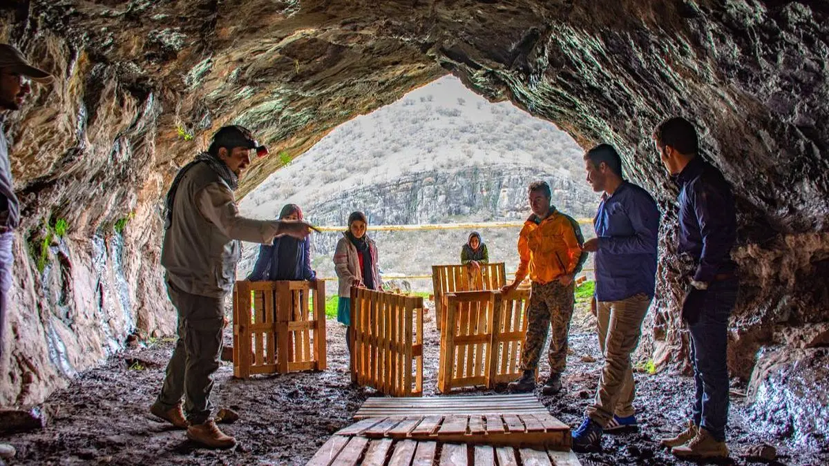 کشف ردپای انسان‌های هوشمند در غار کلدر خرم‌آباد